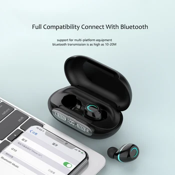

Bluetooth Wireless Headphones Stereo Noise Cancelling fingerprint touch HIFI stereo in-ear Earbuds with microphone
