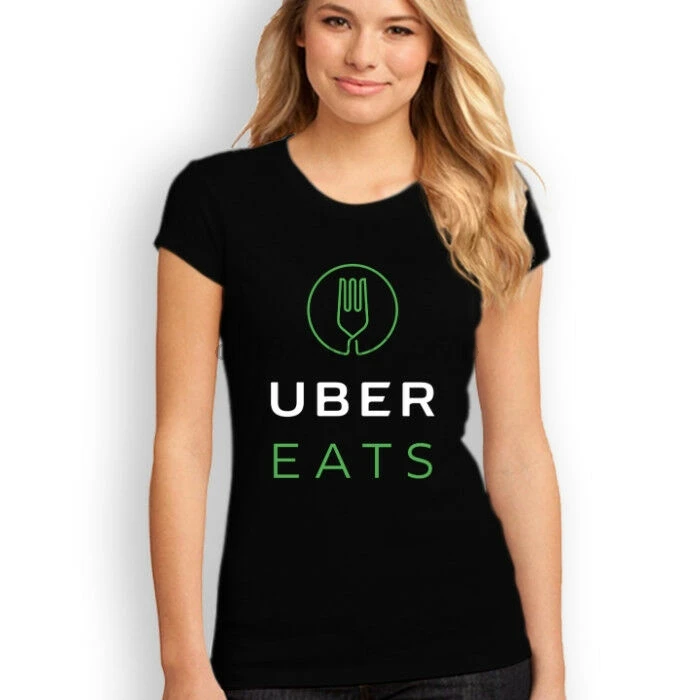 Uber EATS The Fruit Delivery футболка черно-белая | Мужская одежда