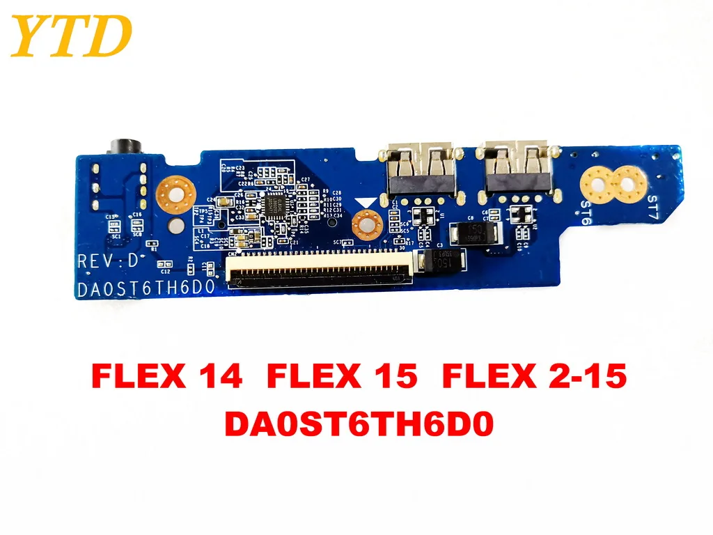 Для lenovo FLEX 14 FLEX 15 звуковая плата USB плата FLEX 2-15 DA0ST6TH6D0 протестирована хорошая