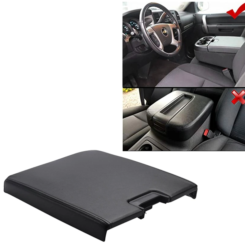 Комплект крышек центральной консоли с защелкой для замены 2007-2013 Chevy Tahoe/Avalanche/2008- Silverado/Gmc Yukon(Xl)/Sierra 1500/