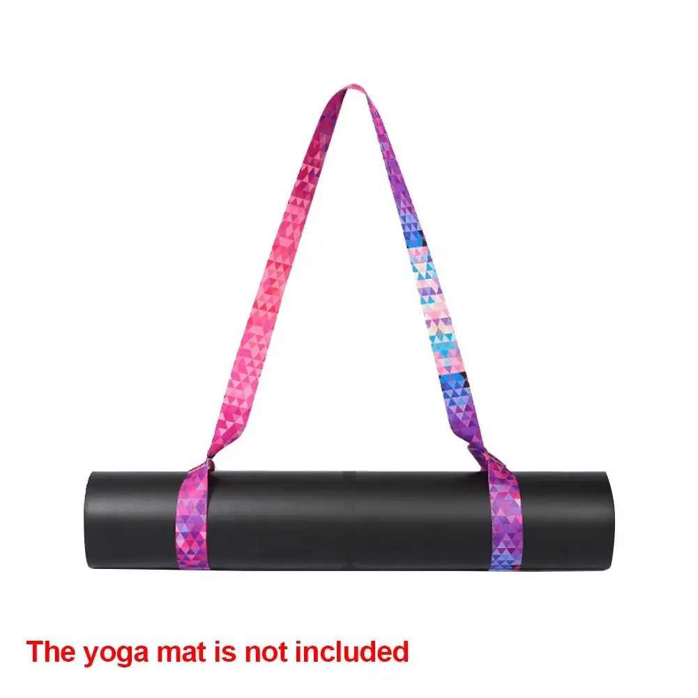 Yoga Mat Strap Elastic Adjustable Sports Sling Shoulder Carry Belt Mat