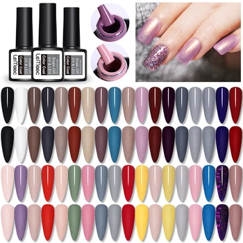 

LEMOOC 8ml Gel Nail Polish 60 Colors Soak Off Semi Permanant UV Varnish DIY Nail Art Varnish Decoration For Manicure Nails