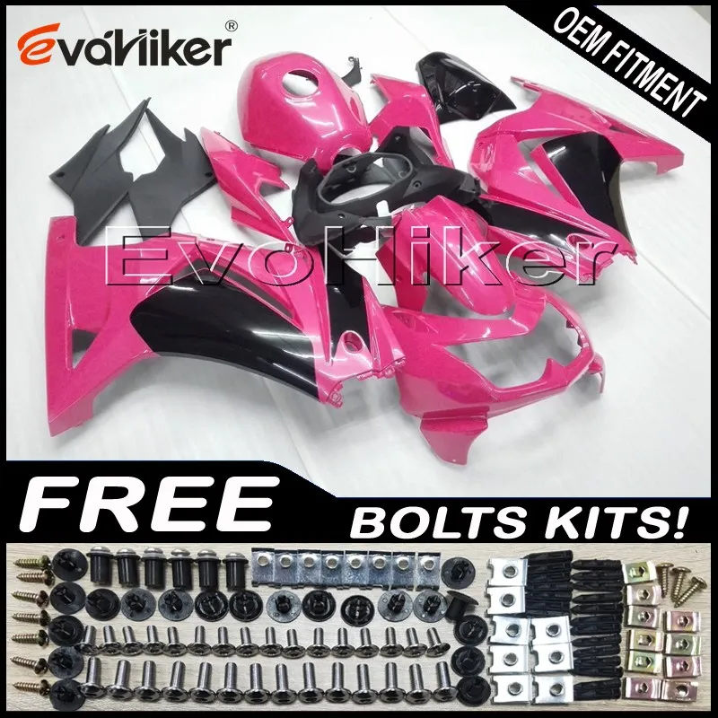 Custom fairing motorcycle bodywork kit for ZX250R EX250 2008-2012 ABS motor panels Injection mold pink+gifts Custom fairing motorcycle bodywork kit for ZX250R EX250 2008-2012 ABS motor panels Injection mold pink+gifts