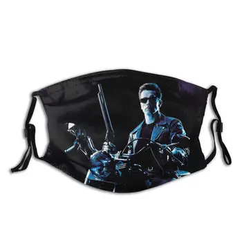 

Terminator Men Women Non-Disposable Face Mask Anti Haze Dust Mask With Filters Protection Mask Respirator Mouth Muffle