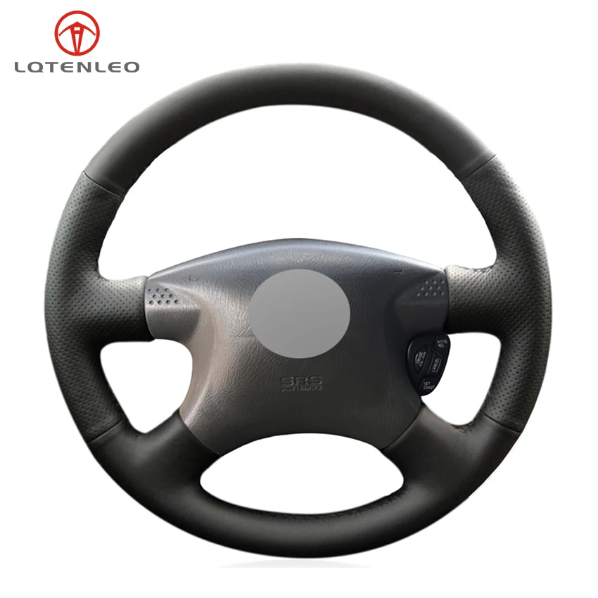LQTENLEO Black Genuine Leather DIY Hand Sew Car Steering Wheel Cover For Nissan Sentra 2000-2006 Sunny 2000-2010 | Автомобили и