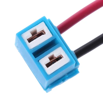 

2pcs H7 Connector Female Ceramic Sockets Auto Car Bulb Lamp Adaptor With Wire E7CA