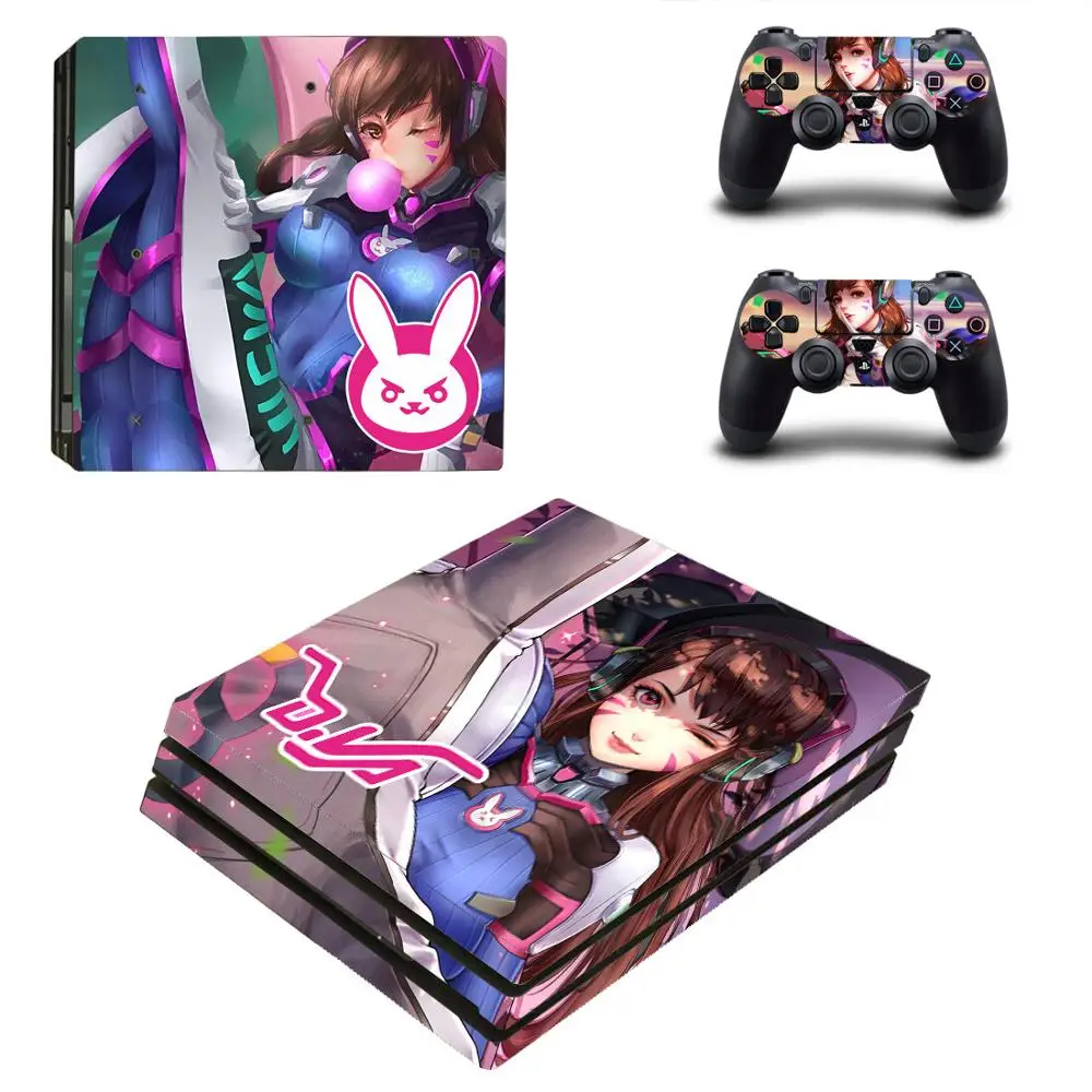 PS4 Pro Overwatch sticker PS 4 Play station 4 Pro виниловая кожа OW sticker s Pegatinas для playstation 4 Pro консоль и контроллер