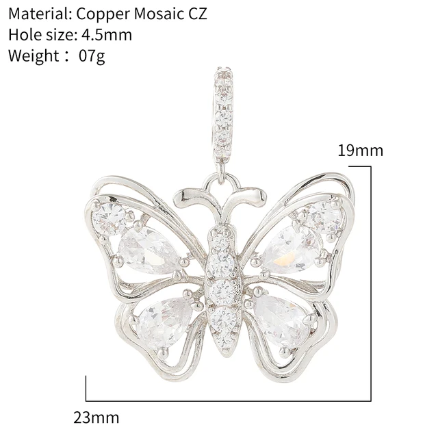 Butterfly Pendant Charms for Jewelry Making Supplies Gold Snake Heart Evil Blue Eye Deisign Charm Diy Earring Bracelet Necklace AC210023S3