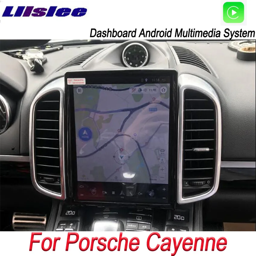 Liislee 2 din Android для Porsche Cayenne большой экран Автомобильный мультимедийный плеер GPS