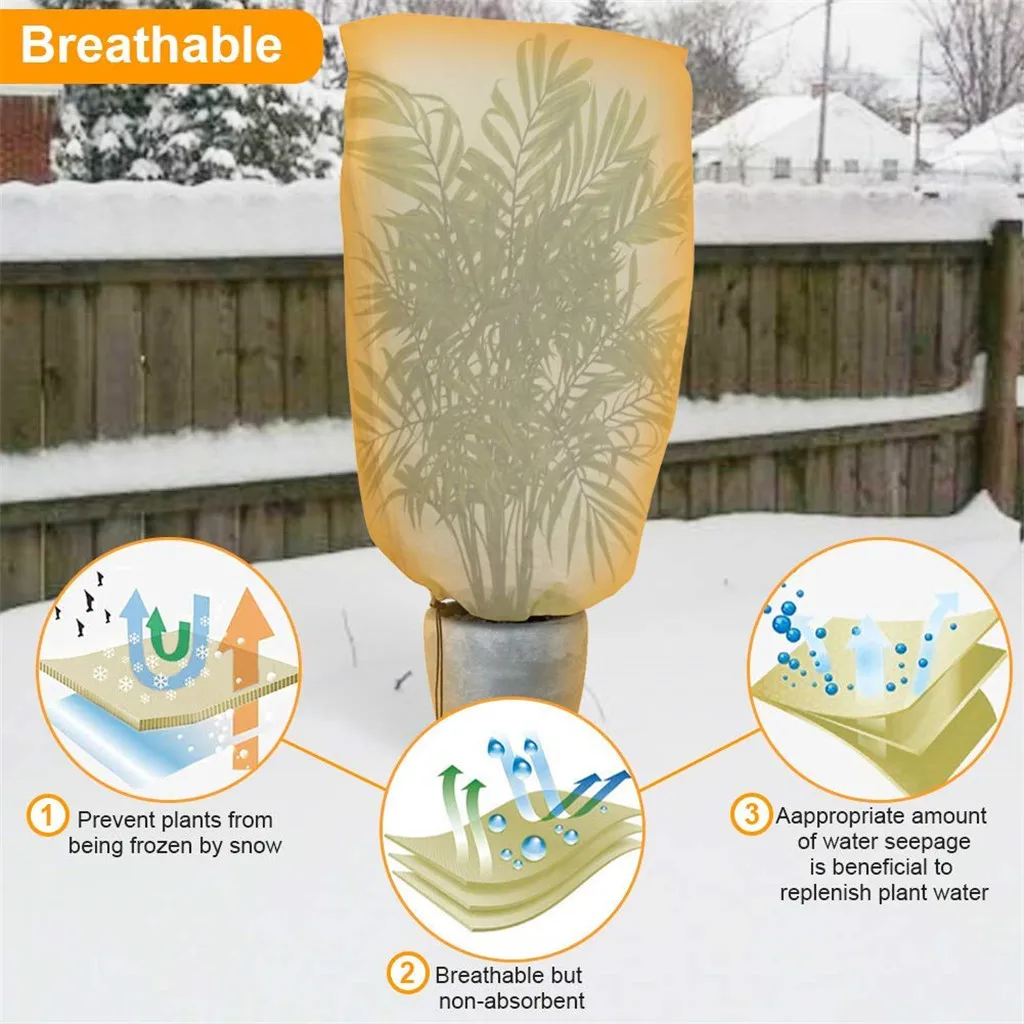 

Plant Cover Warm Tree Shrub Plant Protecting Bag Frost Protection Yard Garden Winter Protection Bags Gardening Tools 2.17