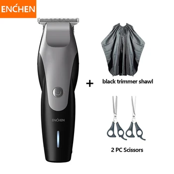 

100% Original ENCHEN Electric Hair Trimmer Low Noise USB Charging Hair Clipper Men Cutting Machine with 3 Hair Comb