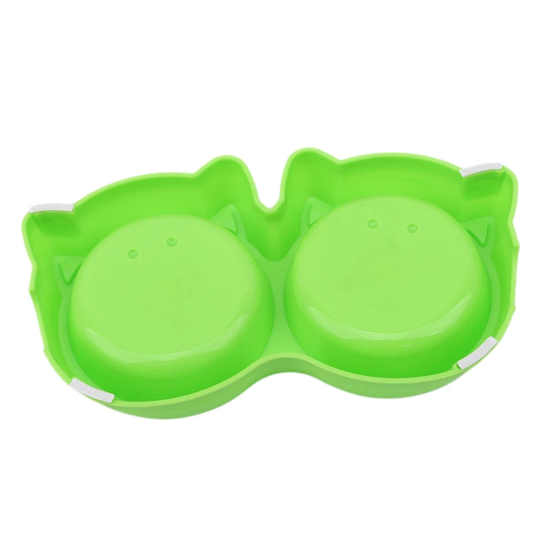 Cute Puppy Slow Down Eating Feeder Cat Shape Dish Bowel New Plastic Pet Dog Feeding Food Bowls Prevent Obesity Dogs Supplies