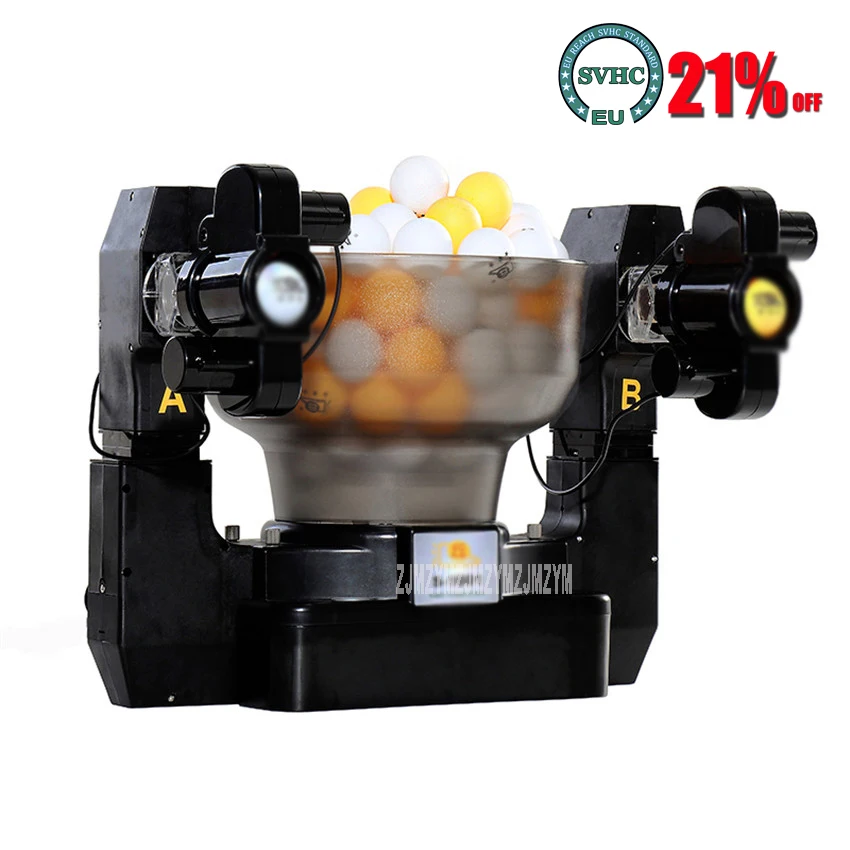 S1001 Tennis Robot Double Head Automatic Shooting Table Tennis Serve