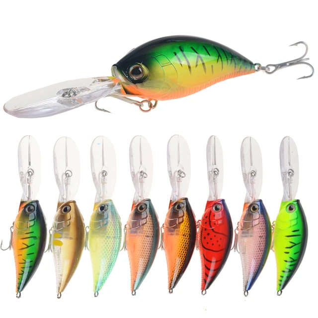 1pcs/lot 11cm 21g High Quality Deep Water Diver 1.8m-3m Fishing Lure Laser  Artificial