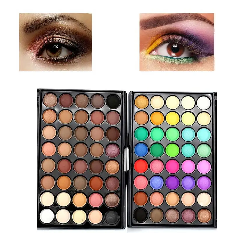 

40 Colors Pro Matte Eyeshadow Palette Women Shimmer Presses Glitter Eye Shadow Makeup Eyeshadow pigment