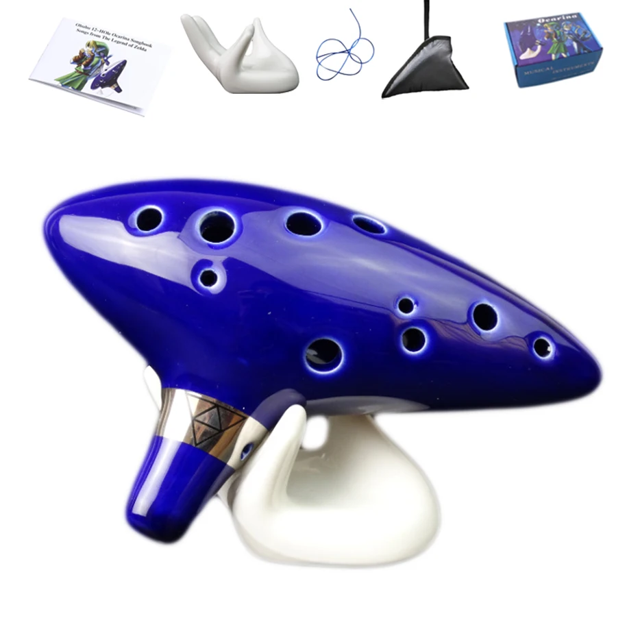 12 Holes Ocarina All in One Ceramic Alto Ocarina