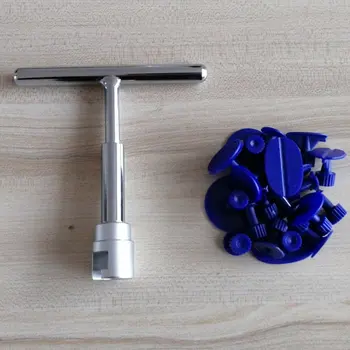 

19pcs/set Auto Sag Repair Tool Free Sheet Metal Repair Long T Pull Repair Puller Pdr Tools