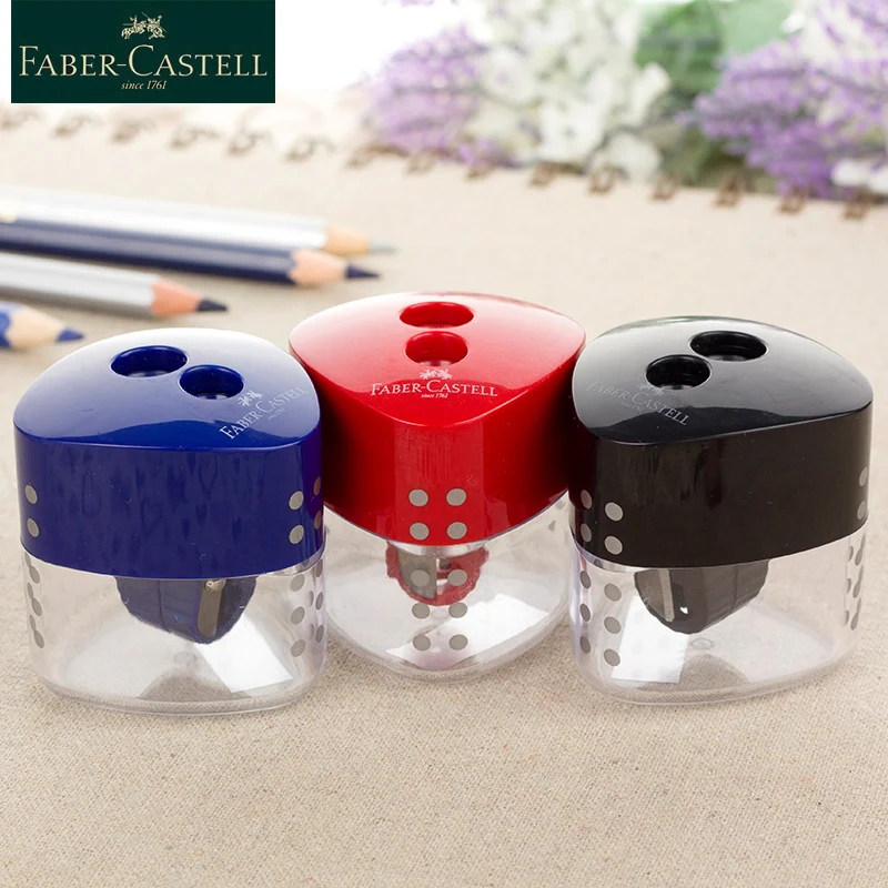 Faber Castell 1831 точилки для карандашей Резак Sacapuntas два отверстия точилка школьные
