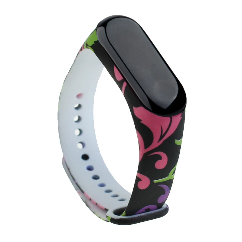 Подходит для mi band 4 спортивный силиконовый ремешок для Xiaomi mi band 3/4 сменный ремешок для браслета - Цвет: D16