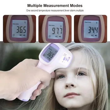 

LCD Digital Non-Contact Forehead Thermometer Infrared Thermometer Temperature Fever Digital Measure Tool Baby Adult