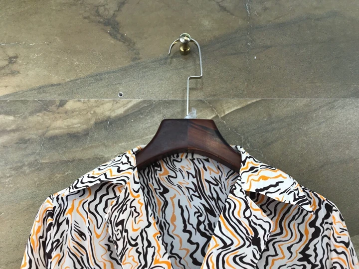 early autumn new female Lapel zebra prints, long sleeves and blazer shirts 921