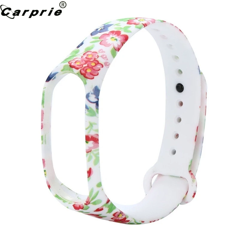 CARPRIE 8color Печать Мягкий силикон Smartwatch замена Браслет ремешок для Xiao Mi Band 4 браслет