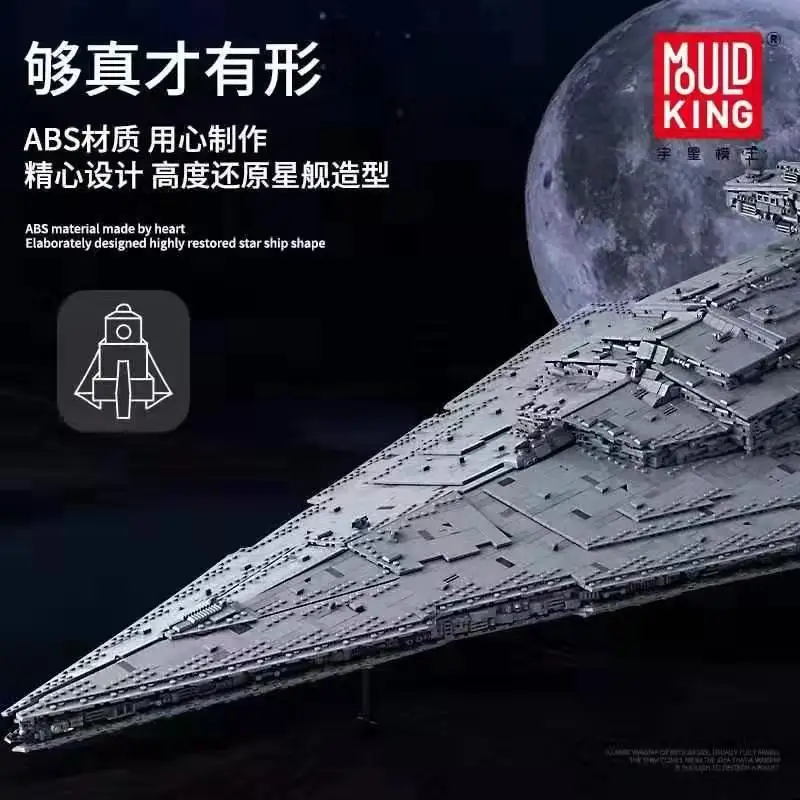 Star Toys Wars Bricks Imperial Destroyer Set MOC 23556 Model Kit Compatible with legoed 75252 Building 4