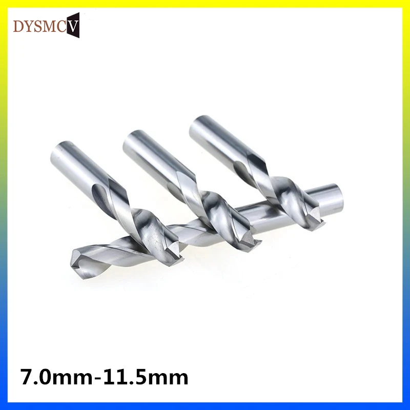

1 pcs carbide straight shank drill rotary drill 7mm 8mm 9mm 10mm 11mm CNC rotary tool for metal tools