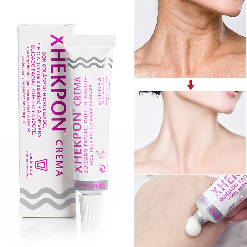 

Xhekpon Crema Face and Neck Cream 40ml Neckline Cream Wrinkle Smooth Anti aging Whitening Cream