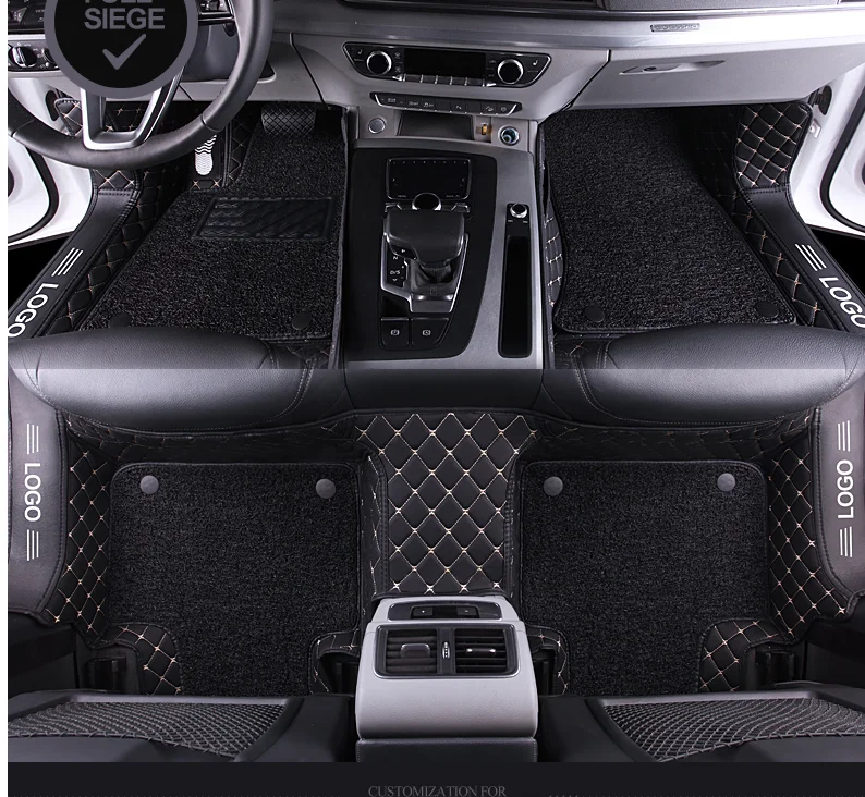 Напольный коврик с полным покрытием для geely Atlas geely auto emgrand X7 1 комплект - Название цвета: atlas black 2
