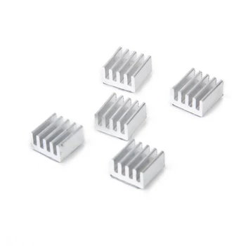 

5 x Heatsink 8 x 8 x 5mm Aluminum cooling fin For Printer Stepper Motor Driver
