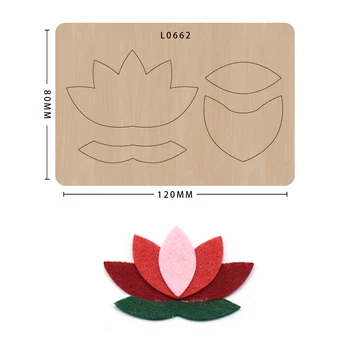 

SMVAUO lotus cutting dies 2020 mould for scrapbooking-leather crafts laser wood die Making Decor Supplies Dies Template