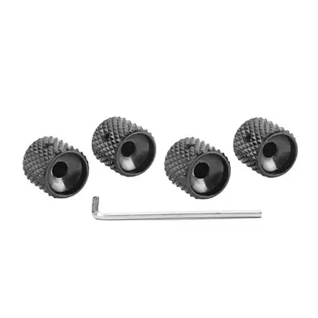 

4Pcs/set GD139A Metal Dome Tunning Knobs Flat Head Tuner with Wrench for LP TL