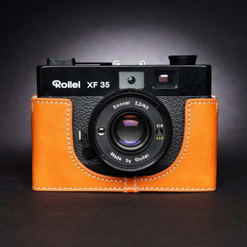 

Design for Rollei XF35 Handmade Genuine Leather Camera Half Case
