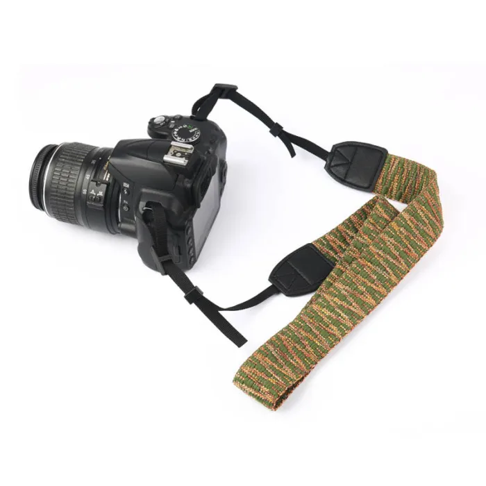 Этническая фото камера ремень хлопок двор шеи плечевой ремень для Canon Nikon Pentax FKU66