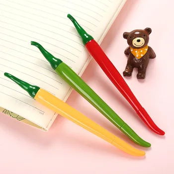 

1pcs New Kawaii Pepper Ballpoint Pen Colorful Creative Cartoon Ink Black Tools Student Writing Office Stationery
