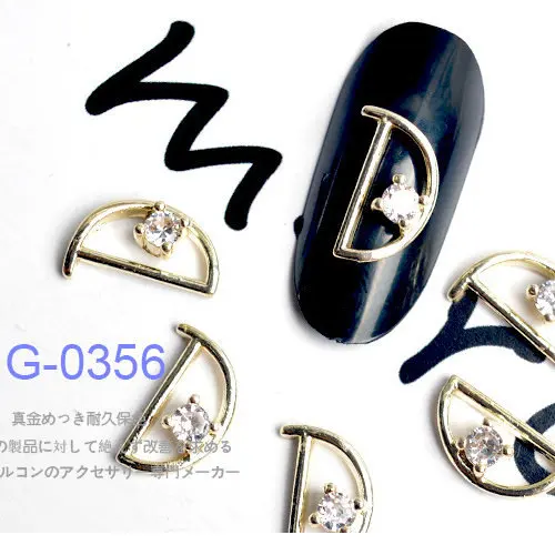G-0356 5 шт. Роскошный цветок Любовь 3D дизайн ногтей циркон украшения для ногтей Кристаллы Стразы аксессуары для ногтей украшения для ногтей Подвески для ногтей - Цвет: G-0356