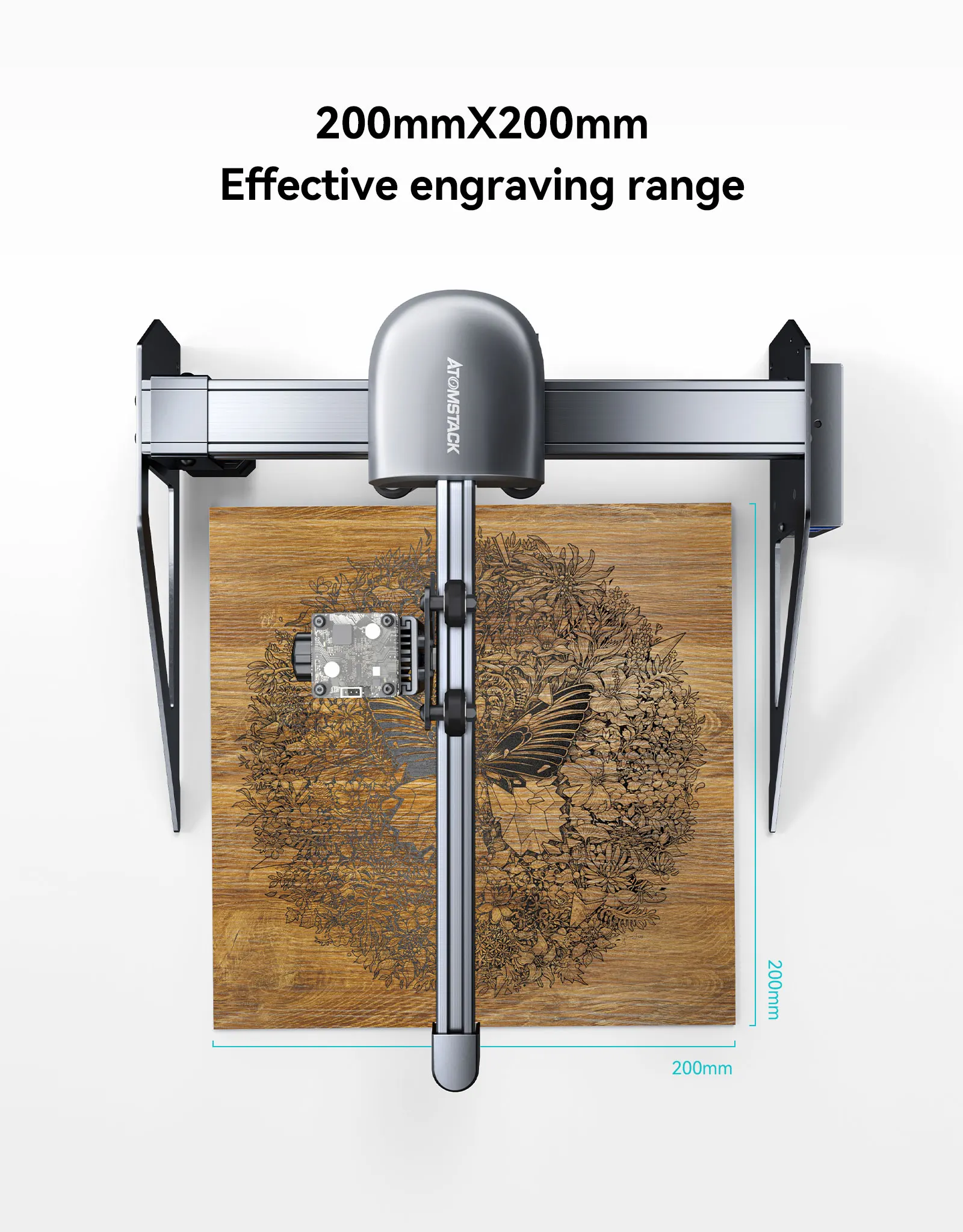 Portable Laser Engraving Machine, Wood Laser Cutter Crafts