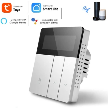 

Tuya Smart WiFi Thermostat Temperature Controller for Water Electric Floor Heating Works With Alexa Google Home
