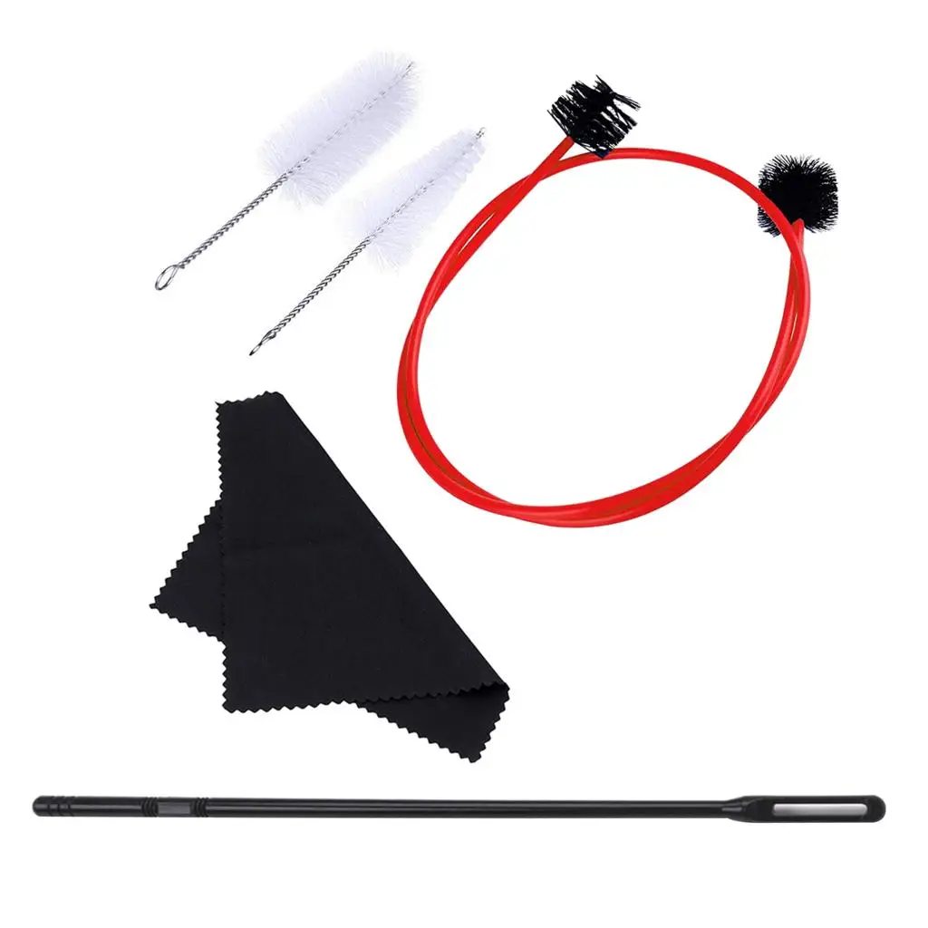 Trumpet Maintenance Cleaning Care Set, Brushes, Snake Cleaning Cloth