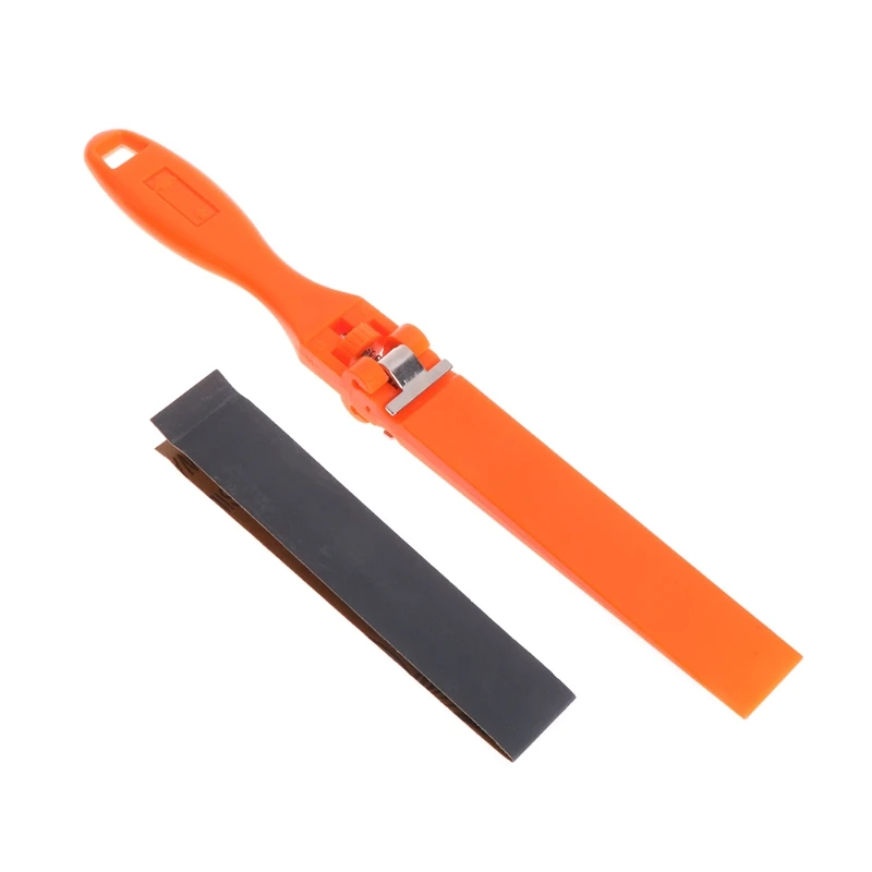 Sandpaper Ruler Plastic Jewelry Polishing Tools Abrasive Bar Grinding Stick Clip