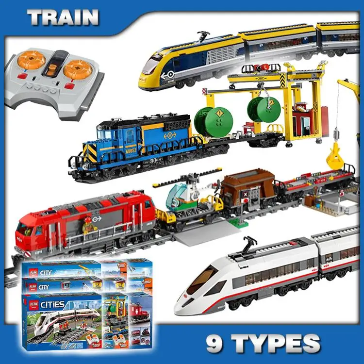 9 типов городской моторизованный пульт дистанционного управления грузовой поезд