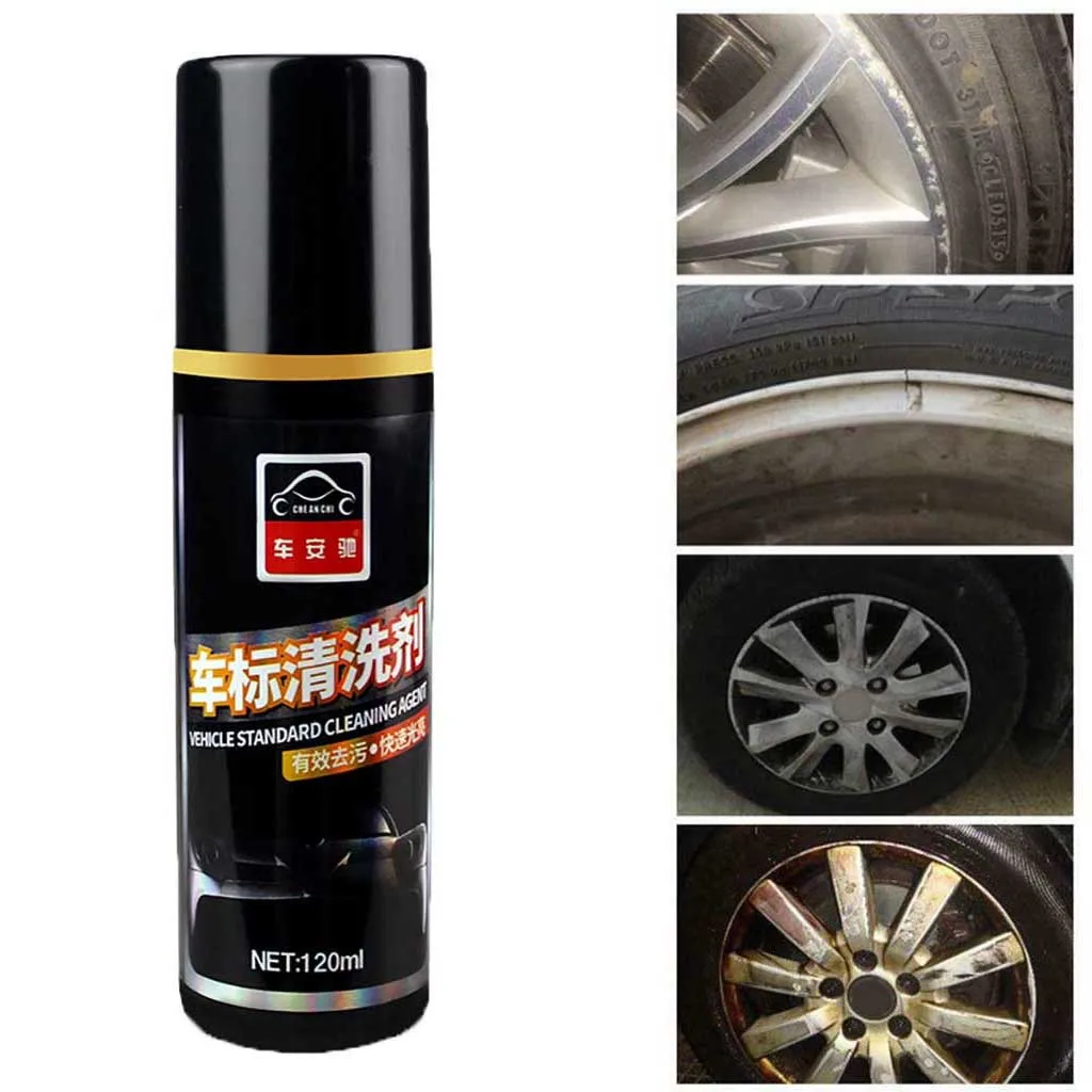 

ISHOWTIENDA Vehicle Logo Cleaner Rust Cleaning Spray Car Rust Inhibitor Rust Remover Spray 120ml Quick Cleaming Spray#b801g30
