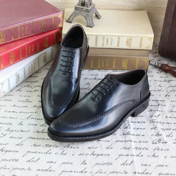 

Goodyear Dress Shoes Cowhide Oxfords Men Shoes Calfskin Sole Cow Leather Italy High-end Custom-made Business Genuine Leather