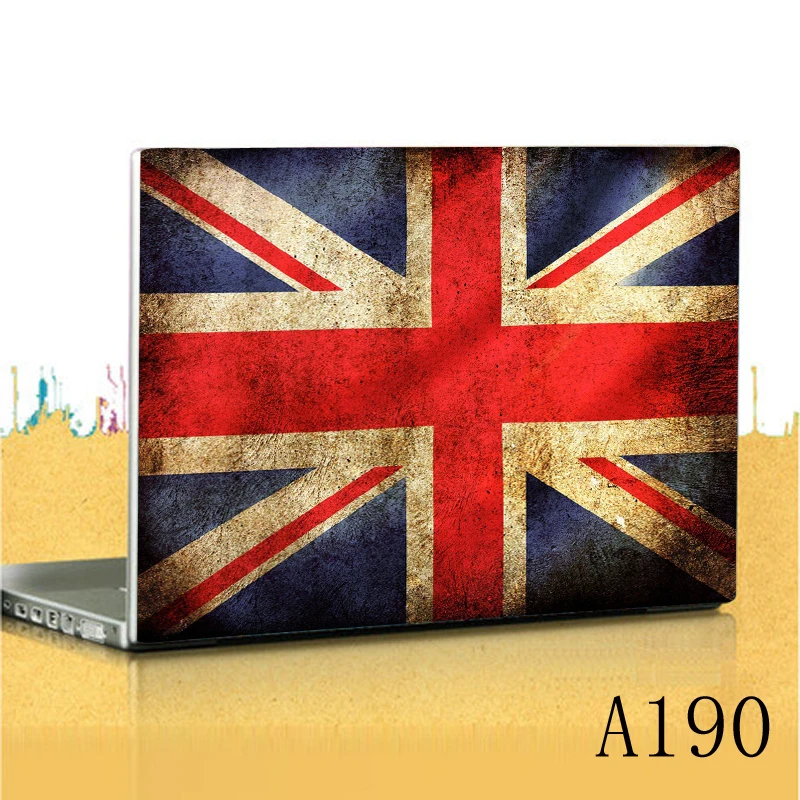 2 x Angleterre Grande-Bretagne vinyle autocollant ordinateur portable de voyage bagages Union Jack Drapeau UK # 5551 