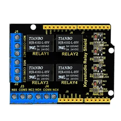 Keyestudio módulo de protección de relé para Arduino UNO R3, 4 canales, 5V