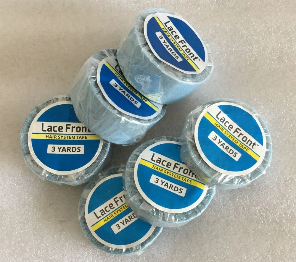 

3 yards Blue lace front support tape for wig toupee tape double side tape for tape hair extension