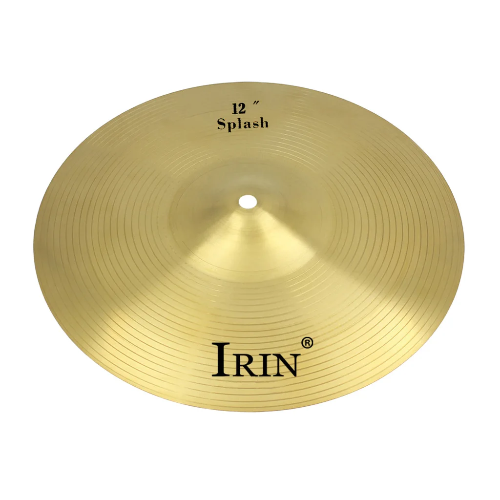 12 Inch Brass Crash Cymbal Hi Hat Cymbals for Drum Percussion Instrument Set