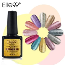 Elite99 10 мл Платиновый Цвет Гель-лак для ногтей Полупостоянный лак для ногтей жемчужный Гель-лак замачиваемый УФ-гель для ногтей