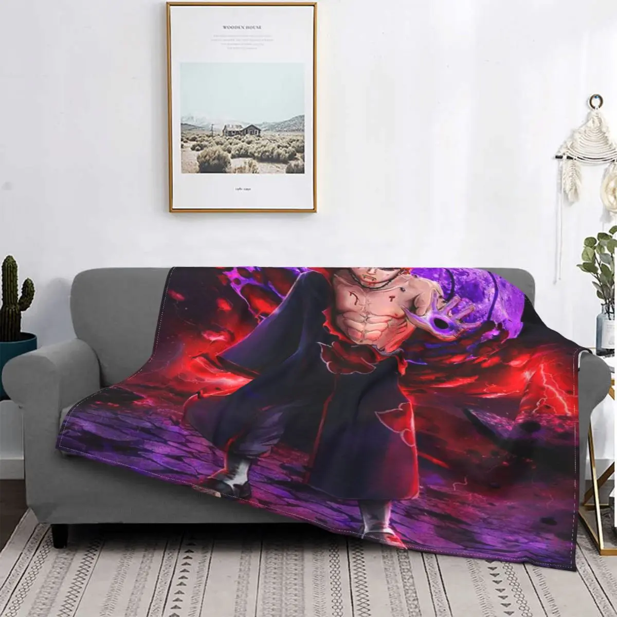 Shippuden-Manta a quadros Akatsuki 212 colcha para cama sofa funda sofda 135 mantas Baby | Дом и сад